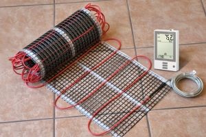 Электрические тёплые полы комплектуются термодатчиками для автоматического регулирования температуры нагрева Электрические тёплые полы комплектуются термодатчиками для автоматического регулирования температуры нагрева