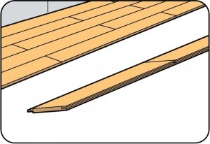 Укладка ламинированных панелей по рядам Укладка ламинированных панелей по рядам