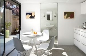 Декоративный наливной пол на кухне Декоративный наливной пол на кухне