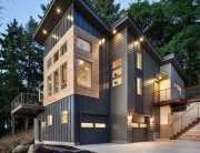 Комбинирование нескольких видов сайдинга Комбинирование нескольких видов сайдинга