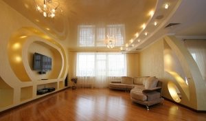 Натяжной потолок в интерьере выглядит стильно и современно Натяжной потолок в интерьере выглядит стильно и современно