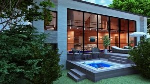 Искусственные бассейны часто используются для обустройства террас Искусственные бассейны часто используются для обустройства террас