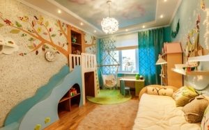 Жидкие обои в детской Жидкие обои в детской