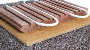 Сухую стяжку можно использовать для обустройства тёплого пола Сухую стяжку можно использовать для обустройства тёплого пола