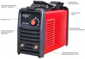 Внешнее строение корпуса сварочного аппарата инвертора Внешнее строение корпуса сварочного аппарата инвертора