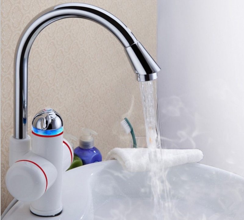 Компактный водонагреватель способен нагреть воду за короткий промежуток времени