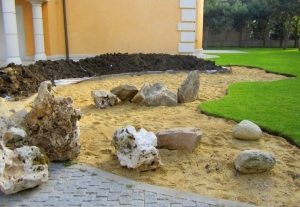 Шаг 2: размещение камней Шаг 2: размещение камней