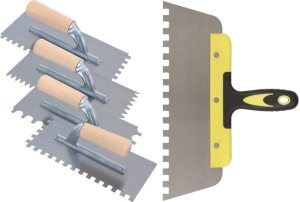 Виды зубчатых шпателей Виды зубчатых шпателей