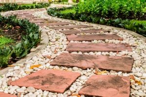 Красивое сочетание мелкого и крупного камня Красивое сочетание мелкого и крупного камня