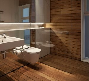 Имитация бруса в ванной Имитация бруса в ванной