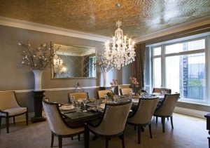 Тканевый потолок с имитацией кожи Тканевый потолок с имитацией кожи