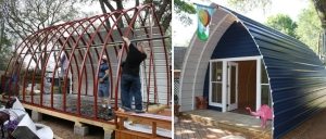 Сооружение дачной бытовки на основе металлического каркаса своими руками Сооружение дачной бытовки на основе металлического каркаса своими руками