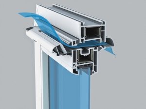 Встроенный в конструкцию металлопластикового окна вентиляционный клапан способствует естественному воздухообмену в помещении Встроенный в конструкцию металлопластикового окна вентиляционный клапан способствует естественному воздухообмену в помещении
