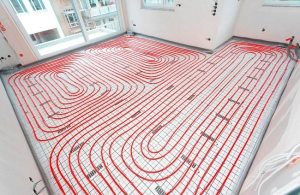 Укладка труб водяного теплого пола по спиральной схеме снижает гидравлическое сопротивление Укладка труб водяного теплого пола по спиральной схеме снижает гидравлическое сопротивление