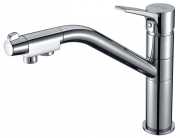 Смеситель для кухни с питьевым краном имеет независимый канал для подачи очищенной воды Смеситель для кухни с питьевым краном имеет независимый канал для подачи очищенной воды