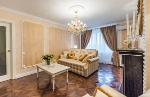 Оформление панно в интерьере с использованием жидких обоев