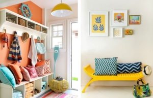 Использование ярких цветов в современном дизайне прихожей Использование ярких цветов в современном дизайне прихожей