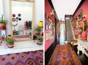 Яркие краски в современном интерьере прихожей Яркие краски в современном интерьере прихожей