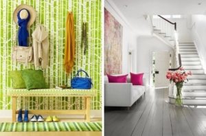 Яркие краски в дизайне прихожей будут радовать глаз и улучшать настроение Яркие краски в дизайне прихожей будут радовать глаз и улучшать настроение