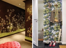 С помощью обоев можно создать оригинальный интерьер небольшой прихожей С помощью обоев можно создать оригинальный интерьер небольшой прихожей