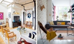 Остатками обоев можно декорировать часть стены в зале Остатками обоев можно декорировать часть стены в зале