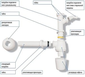 Устройство сифона для раковины на кухню Устройство сифона для раковины на кухню