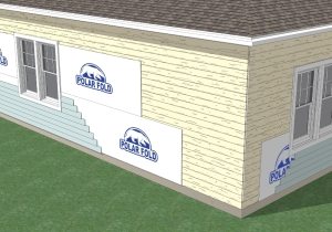 Утепление дома под сайдинг с использованием энергосберегающей подложки Polar Fold Утепление дома под сайдинг с использованием энергосберегающей подложки Polar Fold