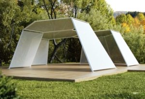 Дизайнерская беседка в современном стиле Дизайнерская беседка в современном стиле