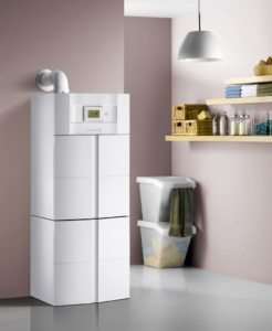 Напольный тип газового котла, обеспечивающего отопление частного дома Напольный тип газового котла, обеспечивающего отопление частного дома