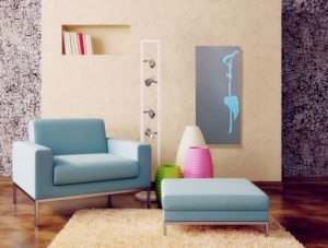 ИК-обогреватель в виде плоской панели в интерьере ИК-обогреватель в виде плоской панели в интерьере