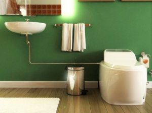 Биотуалет в доме может выглядеть очень стильно Биотуалет в доме может выглядеть очень стильно