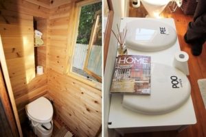 Более комфортный вариант - биотуалет, расположенный в доме Более комфортный вариант - биотуалет, расположенный в доме