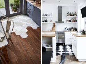 Керамическая плитка отлично сочетается с другими видами напольных покрытий Керамическая плитка отлично сочетается с другими видами напольных покрытий