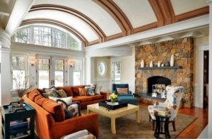 Пластичность гипсокартона позволяет создавать плавные переходы в конструкции потолка, арки и полуарки Пластичность гипсокартона позволяет создавать плавные переходы в конструкции потолка, арки и полуарки