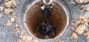 Бурение скважины под сваю Бурение скважины под сваю