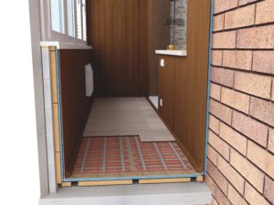 Использование электрического теплого пола под плитку в утеплении лоджии Использование электрического теплого пола под плитку в утеплении лоджии