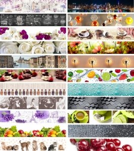 Примеры фото-дизайна и рисунков для скинали Примеры фото-дизайна и рисунков для скинали