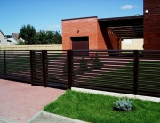 Пример ограждения «Ёлочка» горизонтального типа Пример ограждения «Ёлочка» горизонтального типа