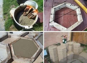 Изготовление формы из дерева и тротуарной плитки своими руками Изготовление формы из дерева и тротуарной плитки своими руками