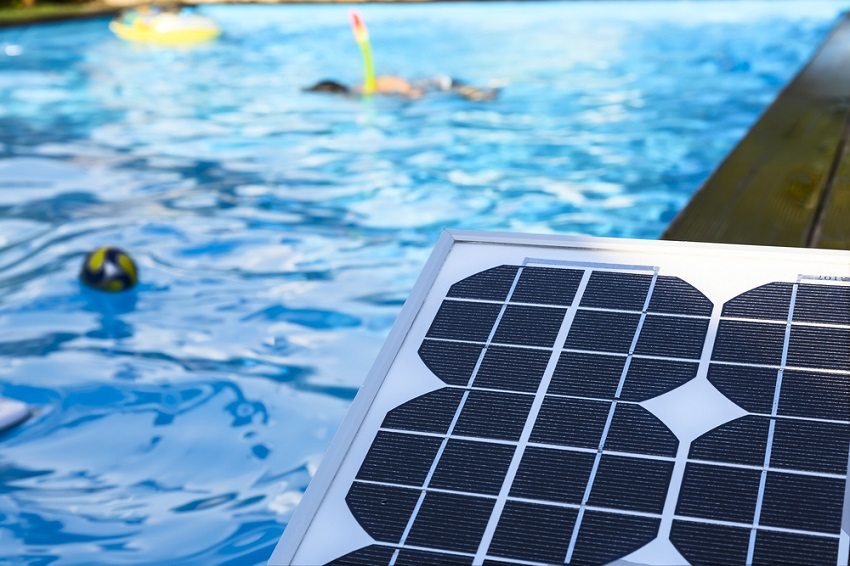 Солнечный коллектор для нагрева воды в бассейне