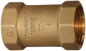 Обратный клапан пружинный с пластиковым затвором, производитель ITAP Обратный клапан пружинный с пластиковым затвором, производитель ITAP