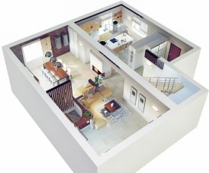 Планировка первого этажа дома компактных размеров Планировка первого этажа дома компактных размеров