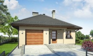 Проект 1. Вид на гараж, оборудованный пандусом Проект 1. Вид на гараж, оборудованный пандусом