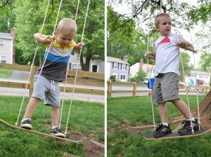 Детские качели из скейтборда, сделанные своими руками Детские качели из скейтборда, сделанные своими руками