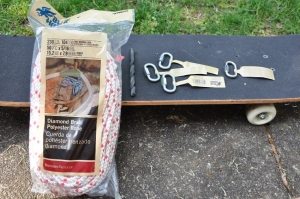 Детские качели из скейтборда, шаг 1: подготовка материалов и инструментов Детские качели из скейтборда, шаг 1: подготовка материалов и инструментов