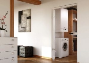 Электрический водонагреватель может быть установлен в любом месте квартиры по вашему усмотрению Электрический водонагреватель может быть установлен в любом месте квартиры по вашему усмотрению