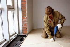 Выравнивание пола с применением ЦСП Выравнивание пола с применением ЦСП