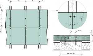 Крепление напольных плит при помощи саморезов Крепление напольных плит при помощи саморезов