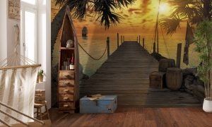 Обои с перспективой визуально раздвинут границы комнаты Обои с перспективой визуально раздвинут границы комнаты