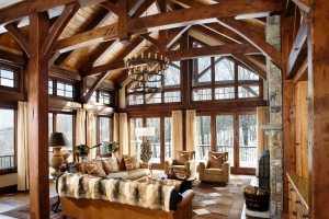 Накидки и ковры из шкур животных - обязательный атрибут "охотничьего домика" Накидки и ковры из шкур животных - обязательный атрибут "охотничьего домика"